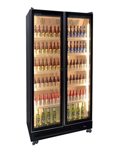 کابینت نمایش درب شیشه ای نوشیدنی